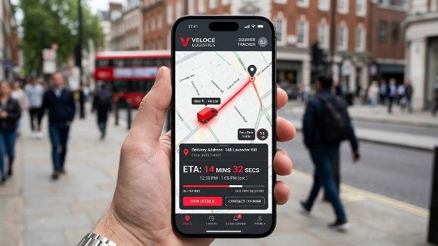 Veloce Logistics Courier Tracker App