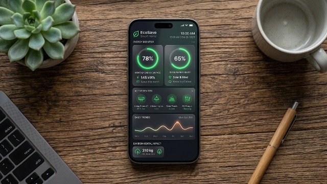 EcoSave Smart Home IoT Interface
